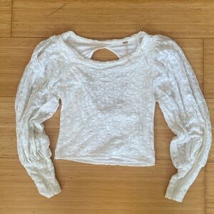 White Free People blouse